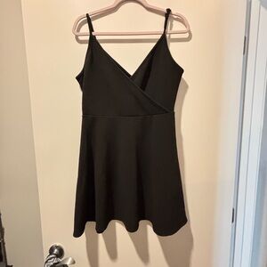 SHEIN Black Spaghetti Strap Mini Dress